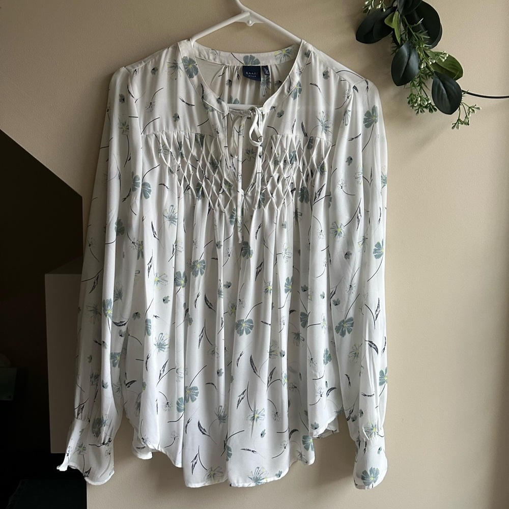KAARI Blue Blouse